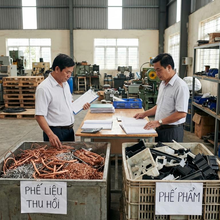 So Sánh Nghiệp Vụ Hạch Toán Phế Liệu Thu Hồi Và Phế Phẩm