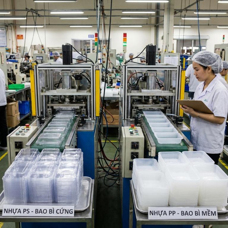 Nhựa PS Là Gì Và Ứng Dụng Trong Sản Xuất Công Nghiệp So Sánh Nhựa PS Và Nhựa PP Trong Quy Trình Sản Xuất Bao Bì