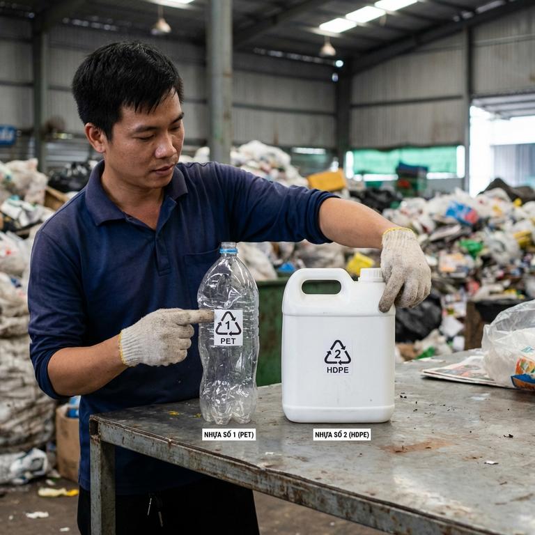 So Sánh Nhựa Số 1 Pet Là Gì Và Sự Khác Biệt Với Nhựa Số 2