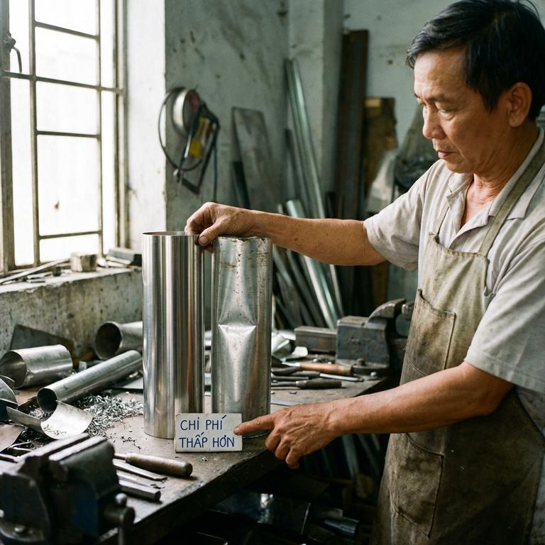 So Sánh Sắt Tây Và Thép Không Gỉ Để Tối Ưu Chi Phí