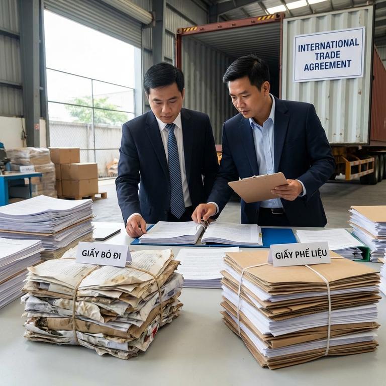 So Sánh Waste Paper Và Scrap Paper Trong Hợp Đồng Quốc Tế