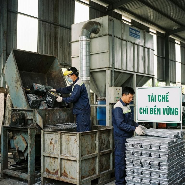 Kim loại chì là gì? Đặc tính và ứng dụng trong sản xuất Tác động môi trường và giải pháp tái chế chì bền vững