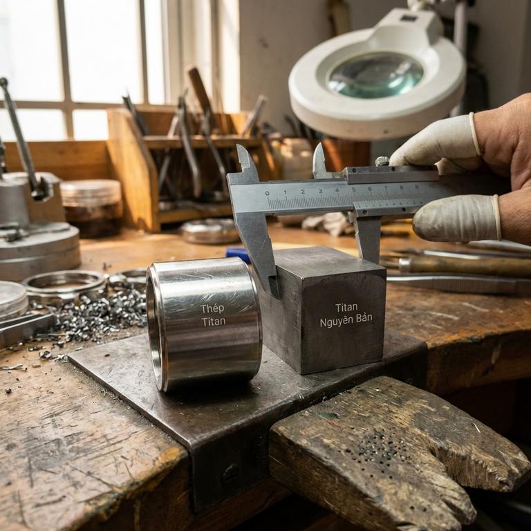 Thép Titan Là Gì Và Sự Khác Biệt Với Chất Titan Nguyên Bản