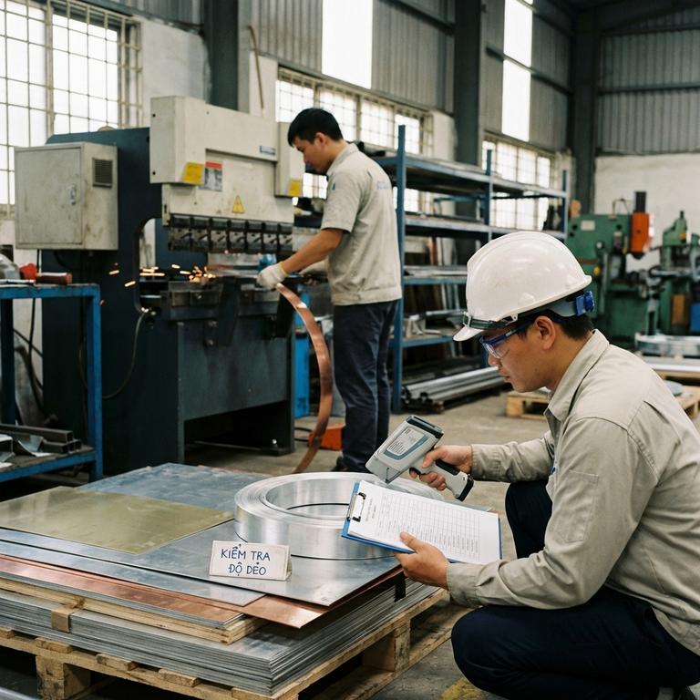 Kim loại dẻo nhất: Đặc tính kỹ thuật và ứng dụng công nghiệp Tiêu chí lựa chọn và gia công nhóm kim loại mềm dẻo cho doanh nghiệp