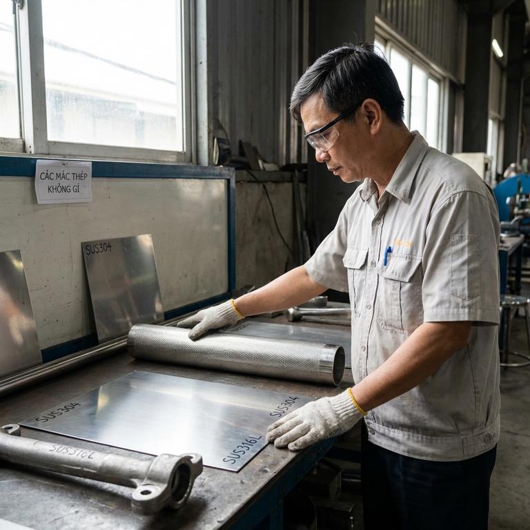 Tìm Hiểu Thép Không Gỉ Là Thép Gì Và Các Dòng Mác Thép Phổ Biến