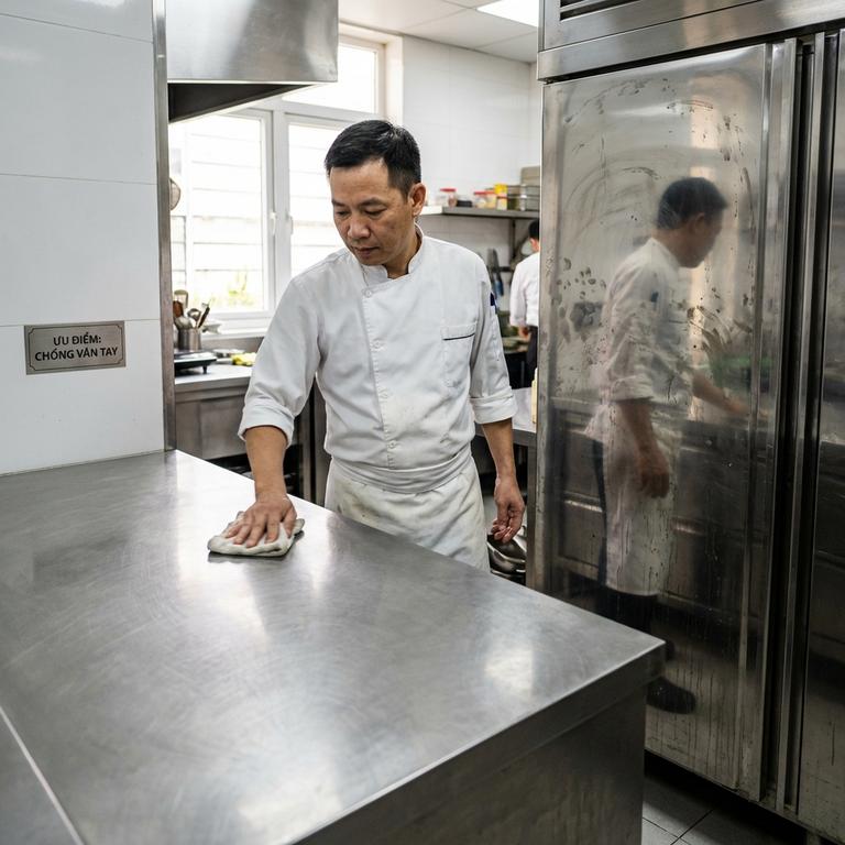 Ưu Điểm Của Inox Mờ So Với Inox Bóng Gương