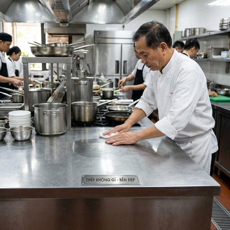 Ưu Điểm Khi Sử Dụng Thép Không Gỉ Là Chất Liệu Sản Xuất